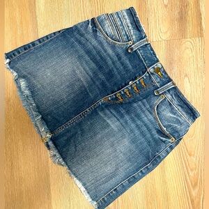 GUESS denim mini skirt Size XS NWOT